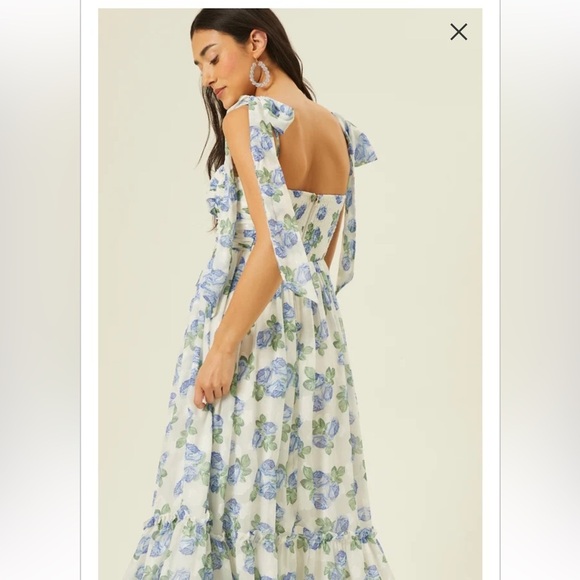 New with tags altard state aria ruched maxi dress - Picture 3 of 8